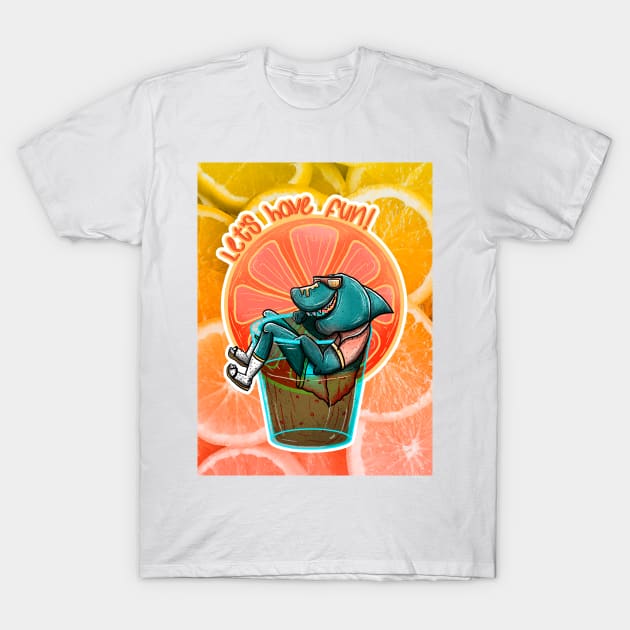 Let's Have Fun T-Shirt by Chandscartoons